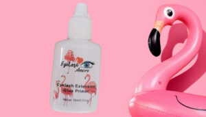 Eyelash Extension Primer 15ml Bottle made in UK - flamingo design